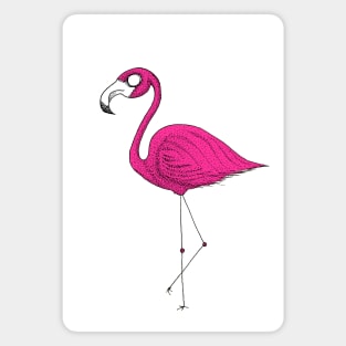 Pink Flamingo Magnet